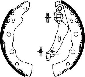 Pagid H9410 - Kit ganasce freno autozon.pro