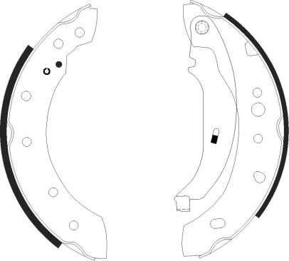 Pagid H9680 - Kit ganasce freno autozon.pro