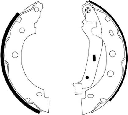 Pagid H9325 - Kit ganasce freno autozon.pro