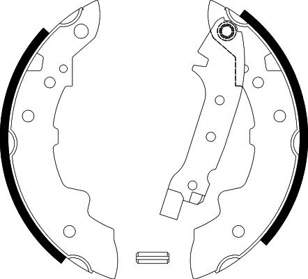 Pagid H1006 - Kit ganasce freno autozon.pro