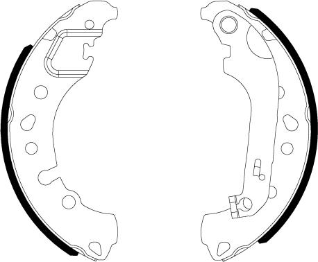 Pagid H1848 - Kit ganasce freno autozon.pro