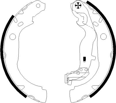 Pagid H1836 - Kit ganasce freno autozon.pro