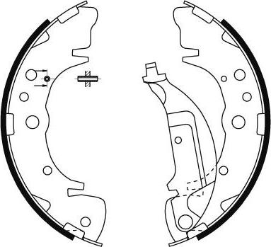 Pagid H1704 - Kit ganasce freno autozon.pro