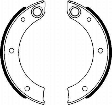 Pagid H1712 - Kit ganasce, Freno stazionamento autozon.pro