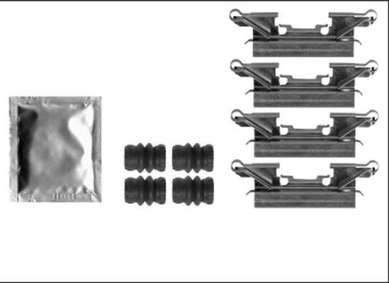 Pagid K0678 - Kit accessori, Pastiglia freno autozon.pro