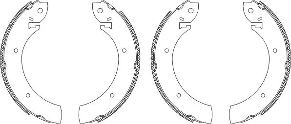 Pagid Q0855 - Kit ganasce freno autozon.pro