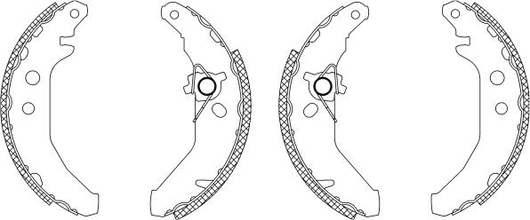 Pagid Q0755 - Kit ganasce freno autozon.pro