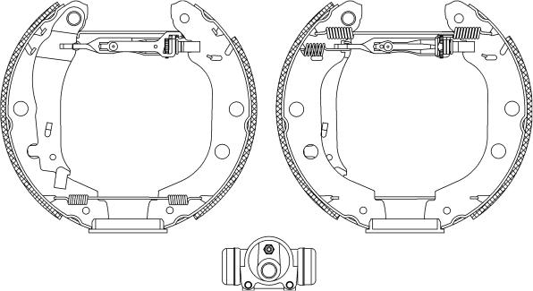 Pagid R0990 - Kit ganasce freno autozon.pro