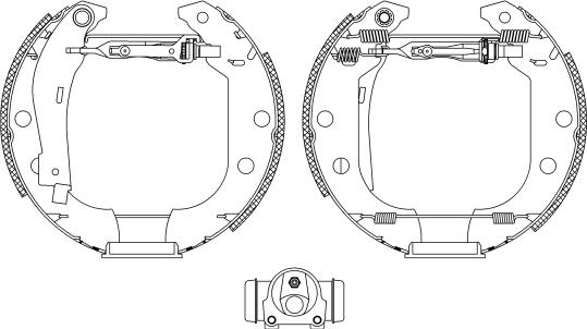 Pagid R0900 - Kit ganasce freno autozon.pro