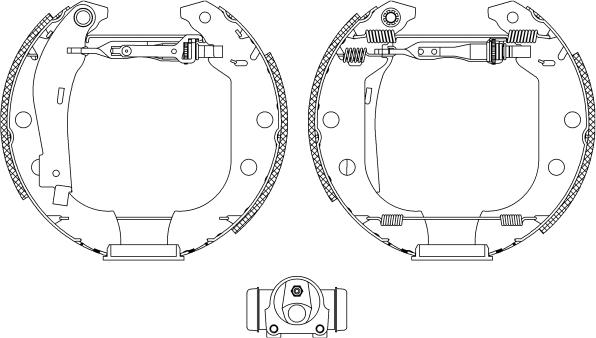 Pagid R0970 - Kit ganasce freno autozon.pro