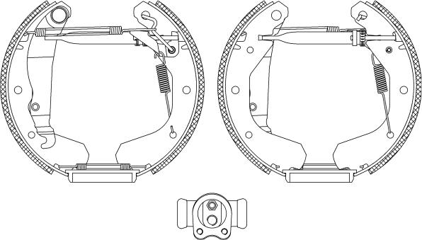 Pagid R0460 - Kit ganasce freno autozon.pro