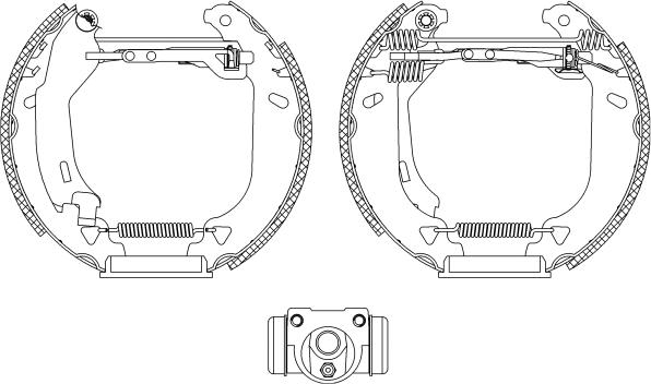 Pagid R0540 - Kit ganasce freno autozon.pro