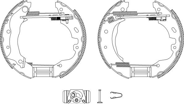 Pagid R0555 - Kit ganasce freno autozon.pro