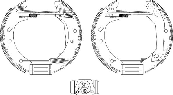 Pagid R0550 - Kit ganasce freno autozon.pro