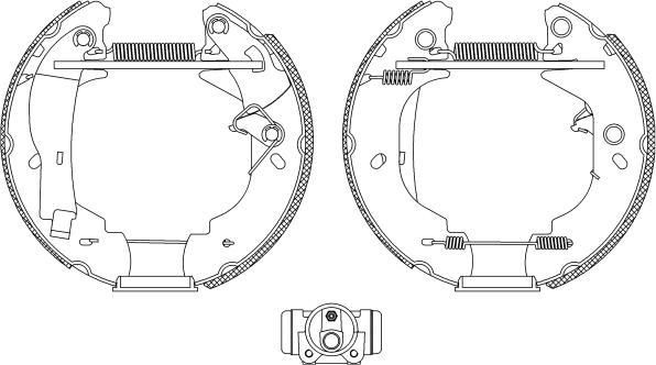 Pagid R0565 - Kit ganasce freno autozon.pro