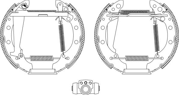 Pagid R0585 - Kit ganasce freno autozon.pro