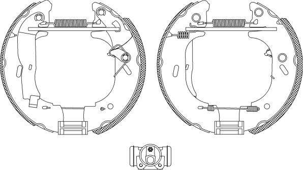 Pagid R0580 - Kit ganasce freno autozon.pro