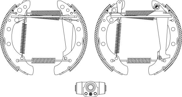 Pagid R0525 - Kit ganasce freno autozon.pro