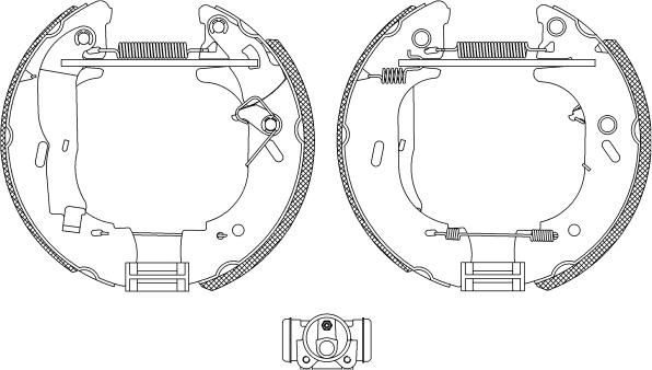 Pagid R0575 - Kit ganasce freno autozon.pro