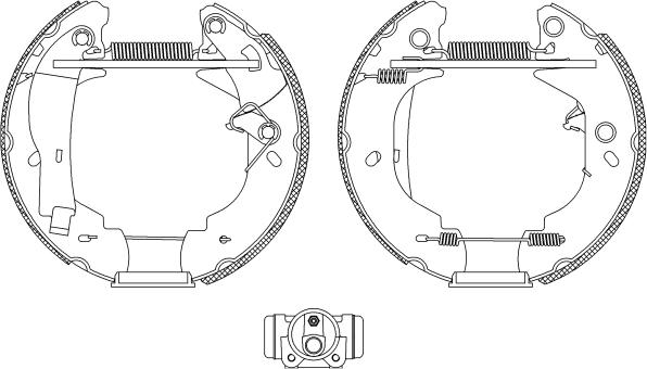 Pagid R0570 - Kit ganasce freno autozon.pro