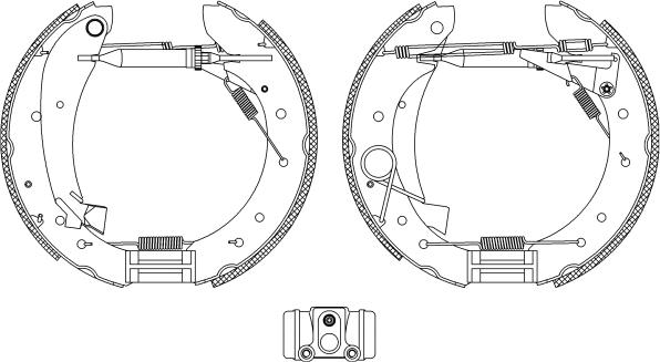 Pagid R0640 - Kit ganasce freno autozon.pro