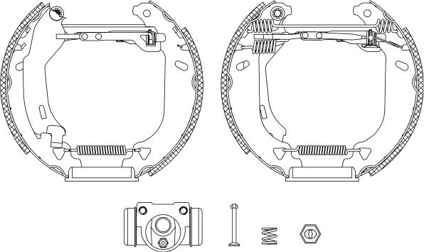 Pagid R0655 - Kit ganasce freno autozon.pro