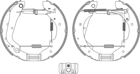 Pagid R0660 - Kit ganasce freno autozon.pro