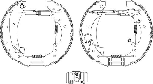 Pagid R0630 - Kit ganasce freno autozon.pro