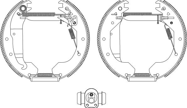 Pagid R0670 - Kit ganasce freno autozon.pro