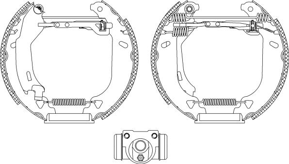 Pagid R0095 - Kit ganasce freno autozon.pro