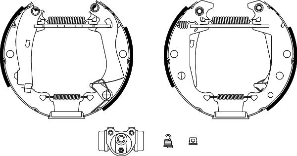 Pagid R0085 - Kit ganasce freno autozon.pro