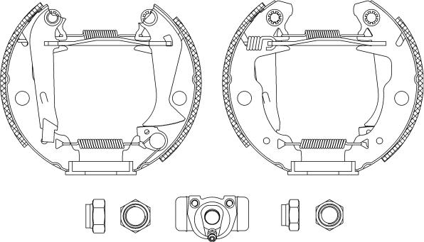 Pagid R0080 - Kit ganasce freno autozon.pro