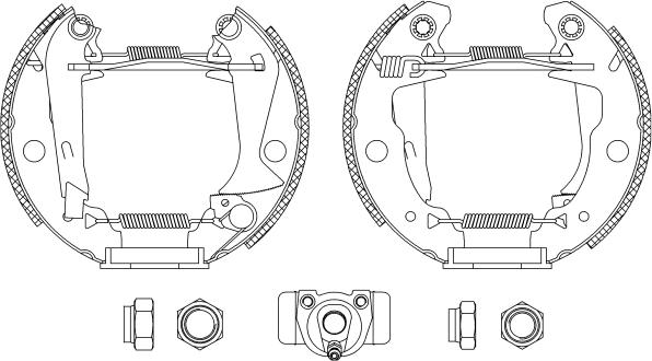 Pagid R0070 - Kit ganasce freno autozon.pro