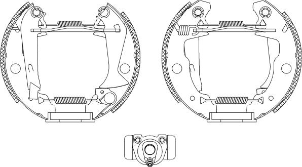 Pagid R0195 - Kit ganasce freno autozon.pro