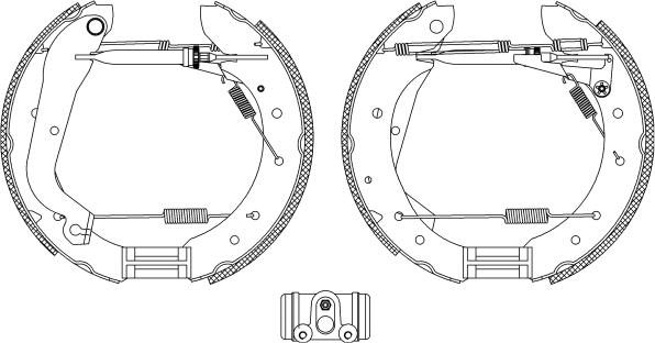 Pagid R0110 - Kit ganasce freno autozon.pro