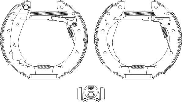 Pagid R0875 - Kit ganasce freno autozon.pro