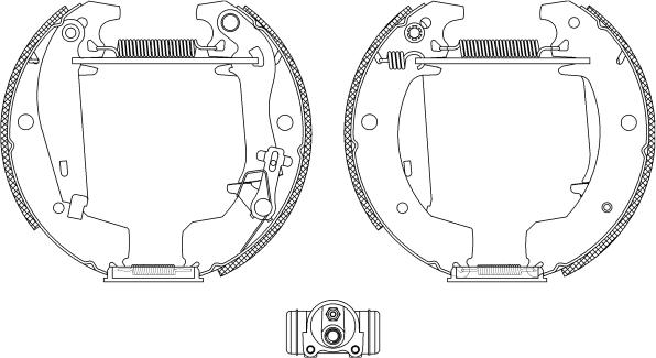 Pagid R0340 - Kit ganasce freno autozon.pro