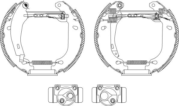 Pagid R0360 - Kit ganasce freno autozon.pro