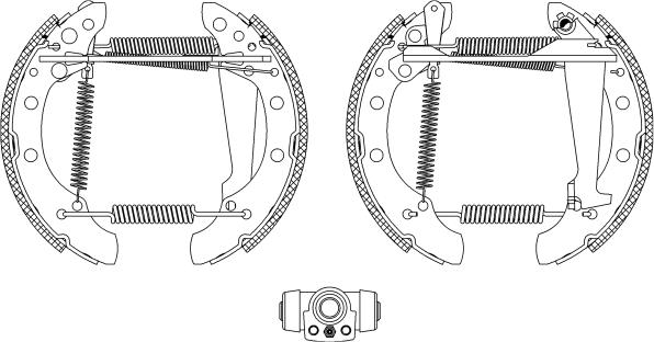 Pagid R0240 - Kit ganasce freno autozon.pro