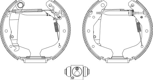 Pagid R0205 - Kit ganasce freno autozon.pro