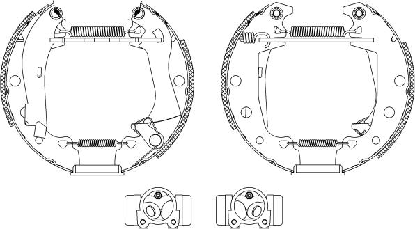 Pagid R0215 - Kit ganasce freno autozon.pro