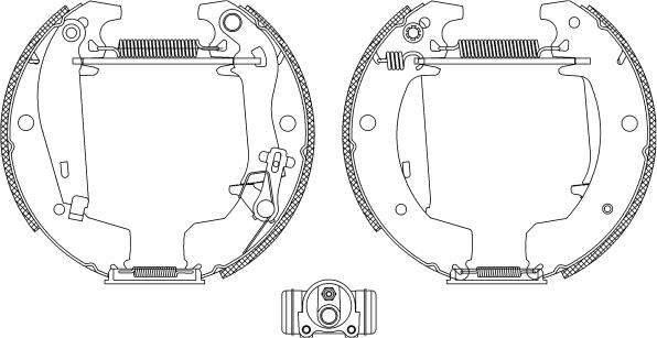 Pagid R1045 - Kit ganasce freno autozon.pro