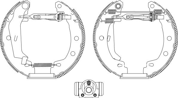 Pagid R1050 - Kit ganasce freno autozon.pro