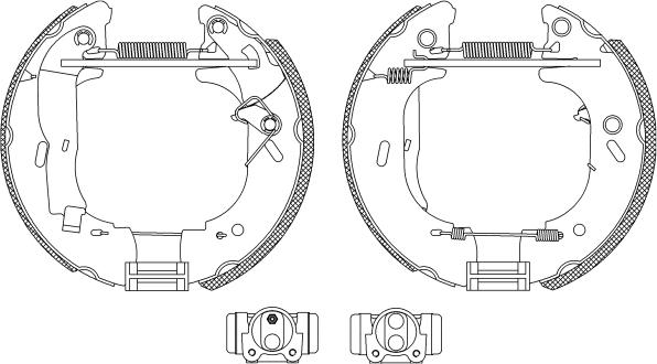 Pagid R1035 - Kit ganasce freno autozon.pro