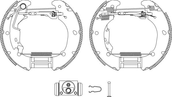 Pagid R1335 - Kit ganasce freno autozon.pro