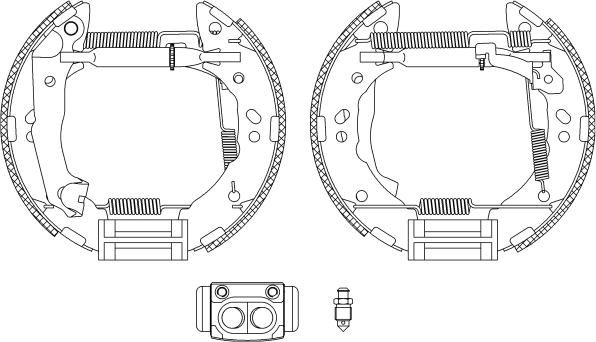 Pagid R1332 - Kit ganasce freno autozon.pro