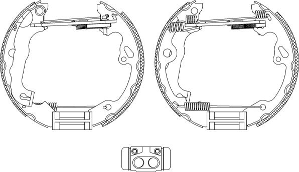 Pagid R1275 - Kit ganasce freno autozon.pro