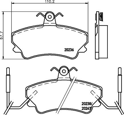 Pagid T9032 - Kit pastiglie freno, Freno a disco autozon.pro