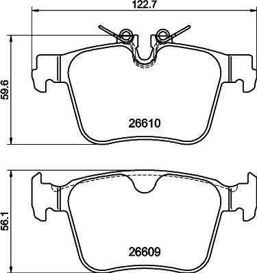 Pagid T4259 - Kit pastiglie freno, Freno a disco autozon.pro