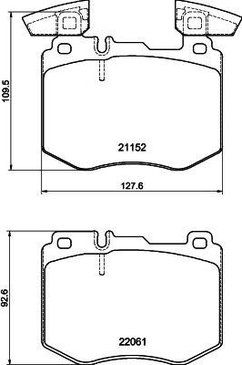 Pagid T4215 - Kit pastiglie freno, Freno a disco autozon.pro